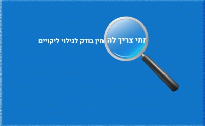 בודק לגילוי ליקויים